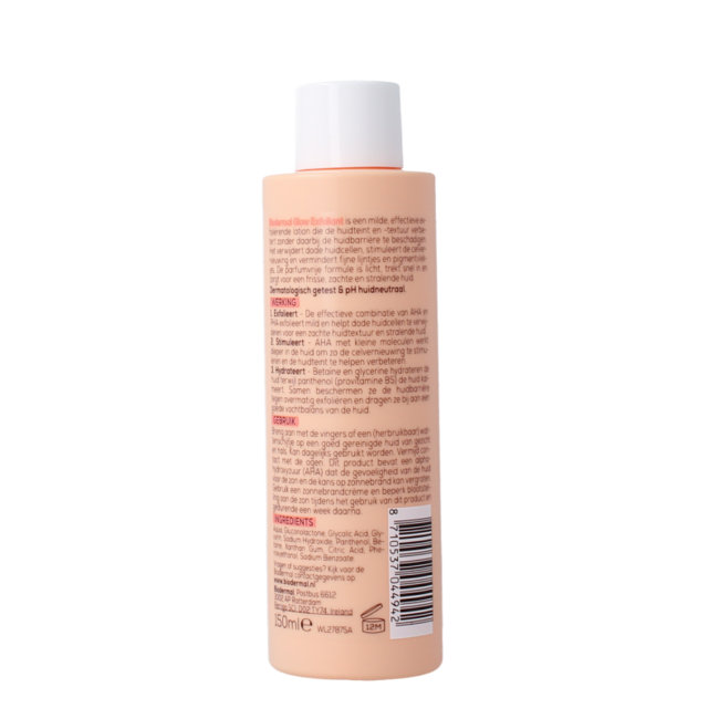 Biodermal Glow exfoliant parfumvrij 150 Milliliter