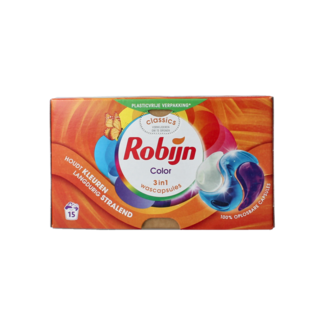 Robijn Lessive color pods 15 pièces