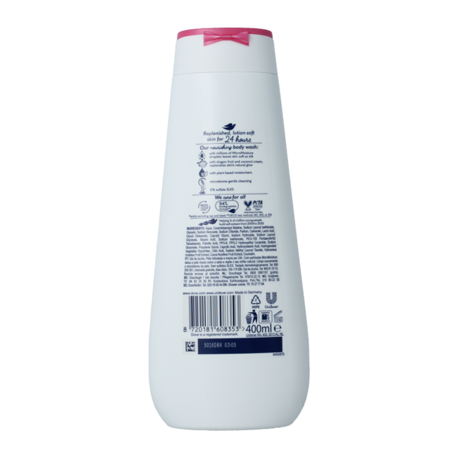 Dove Shower advanced replenishing 400 Millilitres