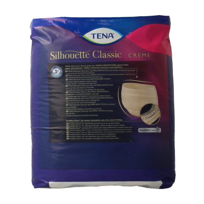 Tena Silhouet classic+ high waist creme M 9 Stück