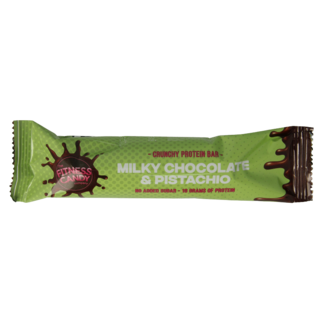 The fitness candy company Baton proteinowy The Fitness Candy Company Milky czekolada i pistacja 55 g