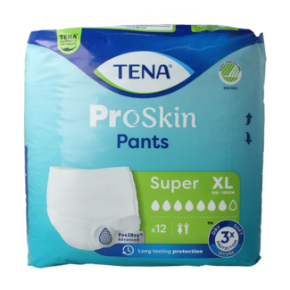 Tena Proskin pants super XL 12 Unidades