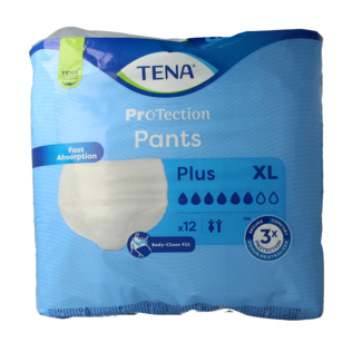 Tena Protection plus pants XL 12 unidades