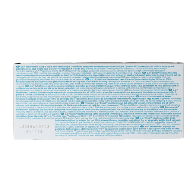 OB Tampons extra protect normal 16 Pieces