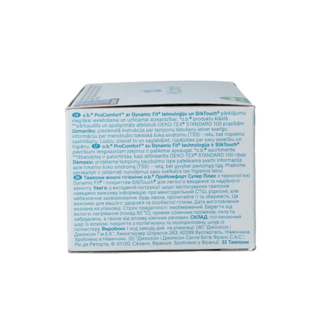 OB Tampons procomfort super plus 32 Pieces