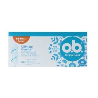 OB o.b. Tampons ProComfort Super 16 Pieces