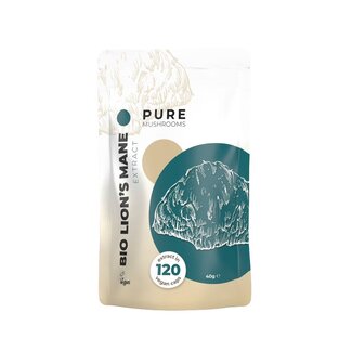 Pure Mushrooms Pure Mushrooms Lion's mane extracto de setas bio 120 cápsulas vegetarianas