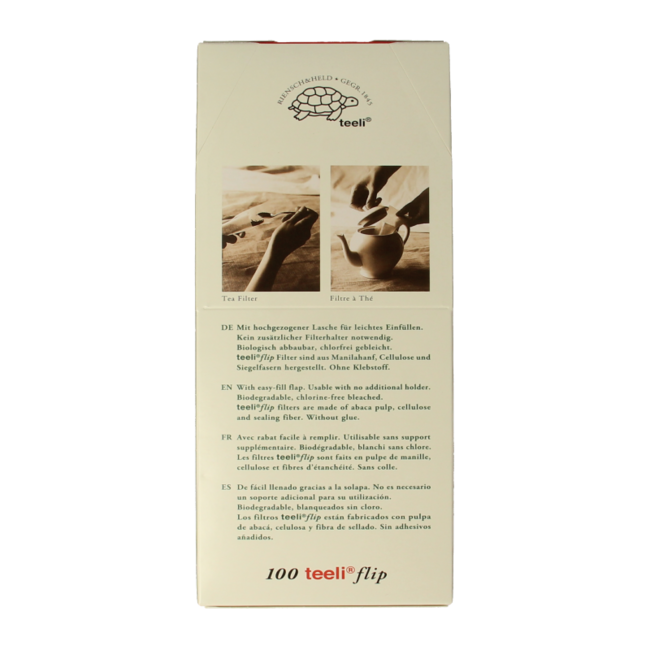 Filtr do herbaty L, 100 sztuk