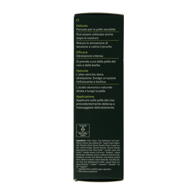 Men Sensitiv Organic Moisturising Cream 50 Millilitre