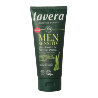 Lavera Men Sensitiv 3-in-1 Duschgel Bio 200 ml