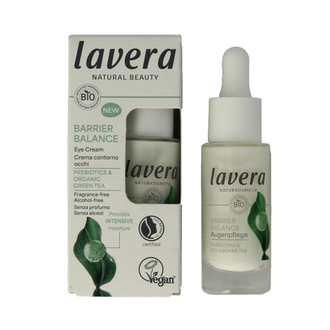 Lavera Barrier balance eye cream bio 15 Milliliter