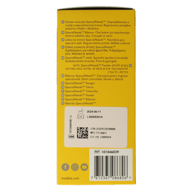 Biberon SpecialNeeds 1 set