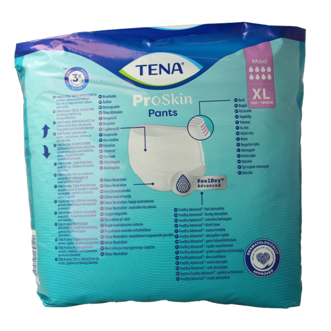Tena Proskin Pants Maxi XL 10 pièces