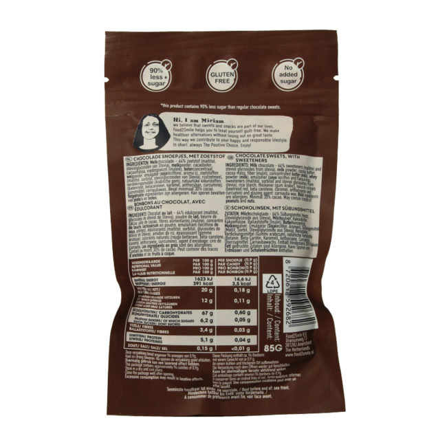 Food2Smile Chocosmiles 85 Gram