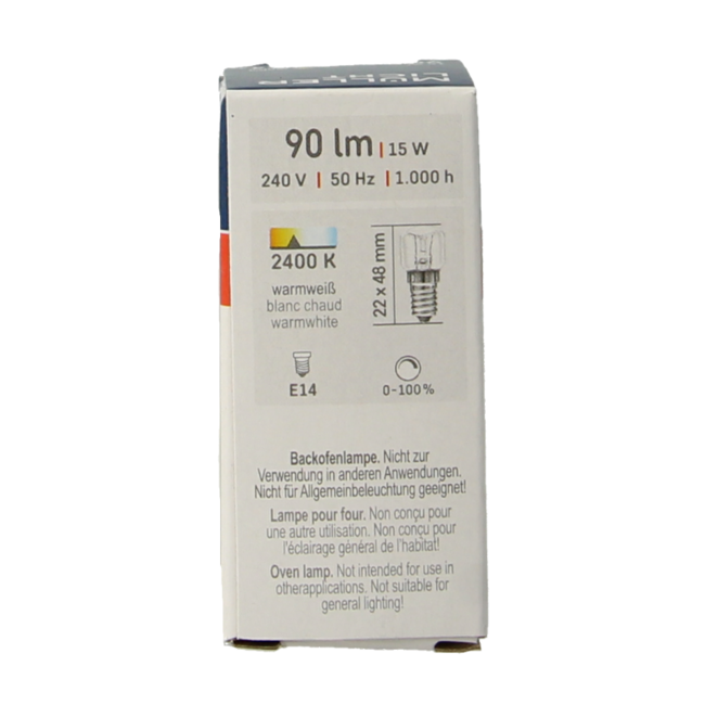 Ersatzlampe 15WE14, 1 Stück