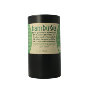 Bambu Salz Bambu Salz Bamboo Salt coarse 9x roasted 1 Kilogram