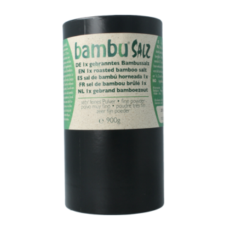 Bambu Salz Bamboo salt very fine 1x roasted 900 Gram