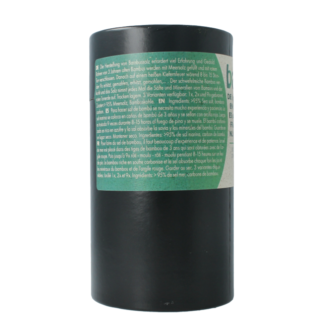 Bamboo salt very fine 1x roasted 900 Gram