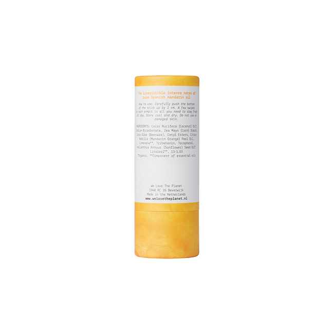 We Love The planet 100% natural deodorant original orange 40 Gram