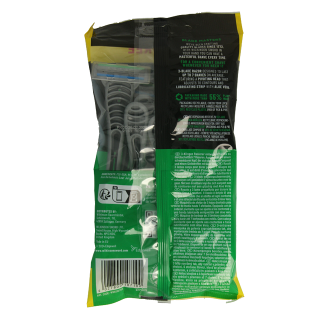 Wilkinson Essential Sensitive 6+2 Disposable Razors 8 Pack
