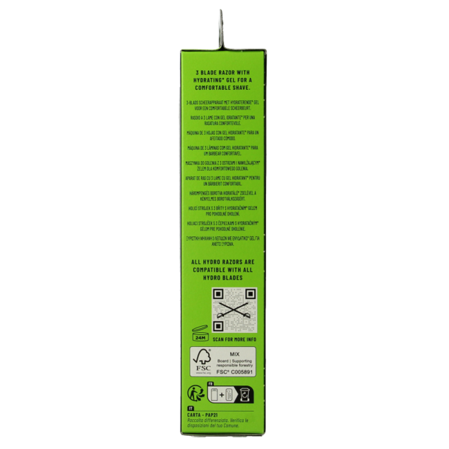 Hydro 3 razor skin protection 1 Piece