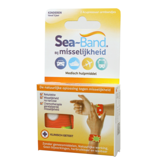 Sea Band Sea-Band Bracelets d'acupression enfants orange 1 paire