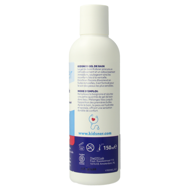 Gel de bain pour varicelle 150 millilitres