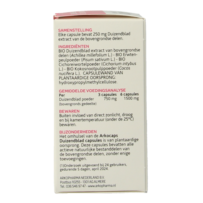 Arkopharma Yarrow 30 Capsules