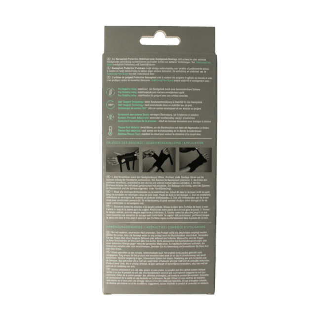 Wrist brace protective 1 piece