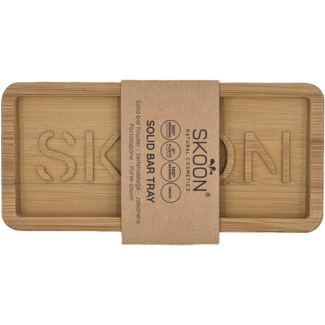 Skoon Skoon Soporte para Jabón Sólido - 2 compartimentos - 100% bambú 1 Set