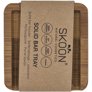 Skoon Skoon Porte-savon solide - 1 barre - tout bambou 1 Set