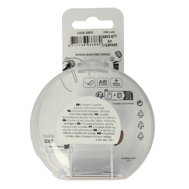 Fopspeen prime 0-6 maanden assorti 2 Stuks