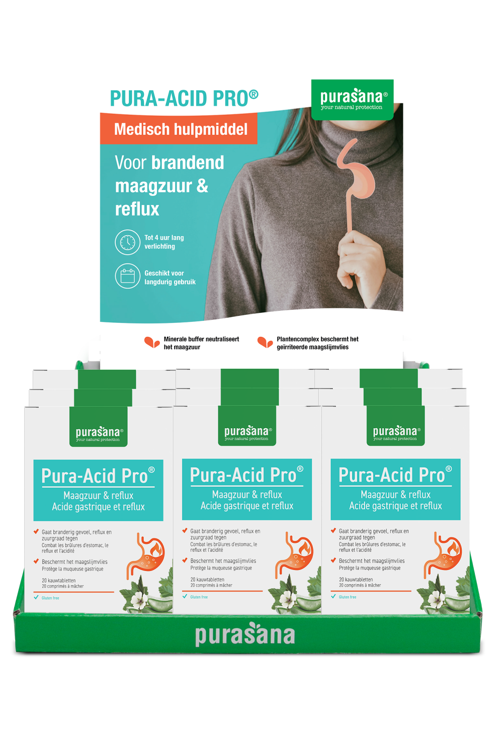 Purasana Pura-Acid Pro: Soluzione Naturale per il Benessere Digestivo