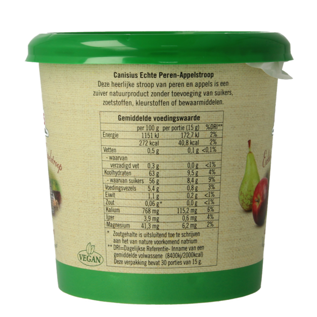 Peren appelstroop 450 Gram