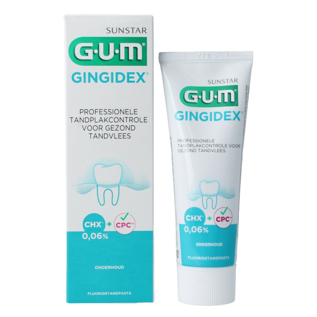 GUM Gingidex pasta de dientes tubo 75 mililitros