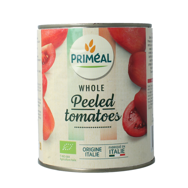Primeal Organic Peeled Tomatoes 800g