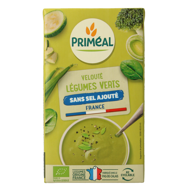 Primeal Groene groentesoep bio 1 Liter