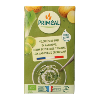 Primeal Sopa de patata cremosa bio 1 litro