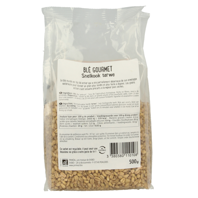 Primeal Pszenica gastronomiczna bio 500 Gram