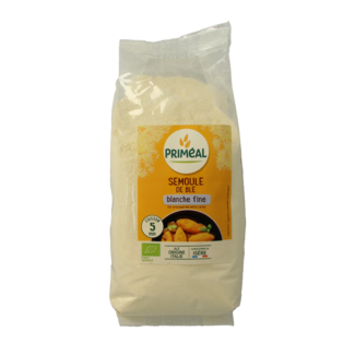Primeal Sémola de trigo blanco fina ecológica 500 g