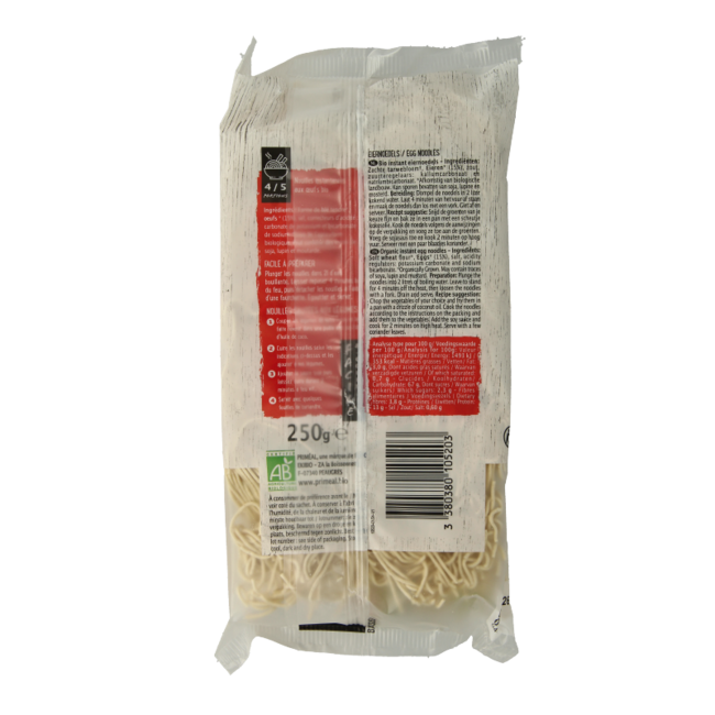 Primeal Makaron jajeczny bio 250 gram