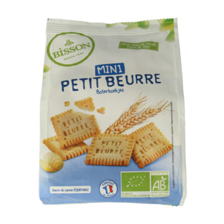 Bisson Bisson Mini herbatniki petit beurre bio 125 gramów