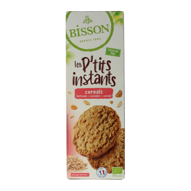 Bisson Les Petits Instants Organic Cereal Biscuits 150 Grams