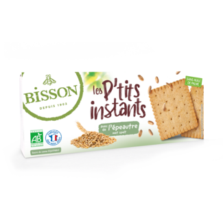 Bisson Bisson Les petits instants biscuits épeautre bio 155 Grammes