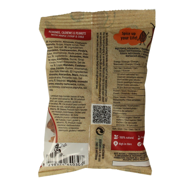 John Altman Mixed nuts maple & chilli 45 Gramm