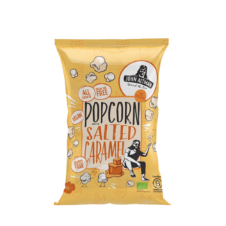 John Altman Popcorn al Caramello Salato Biologico 75 Grammi