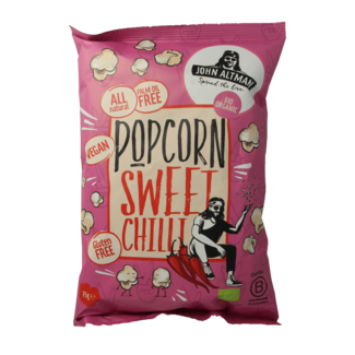 John Altman John Altman Popcorn sweet chilli organic 75 Gram