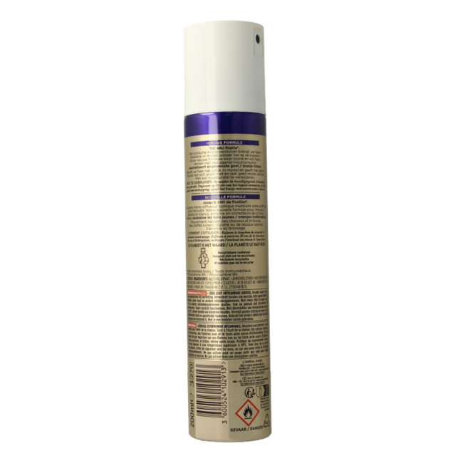Elnett Purple hairspray strong hold 200 Millilitres