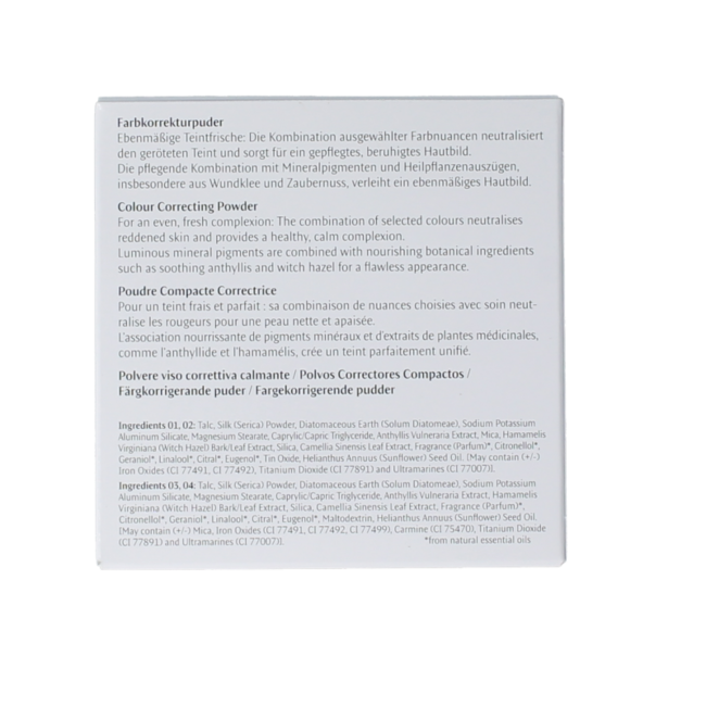 Dr. Hauschka Cipria Correttiva Colore 02 Calming 8 Grammi