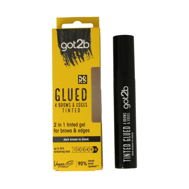 Got2b Glued 4 brows black 16 mililitros